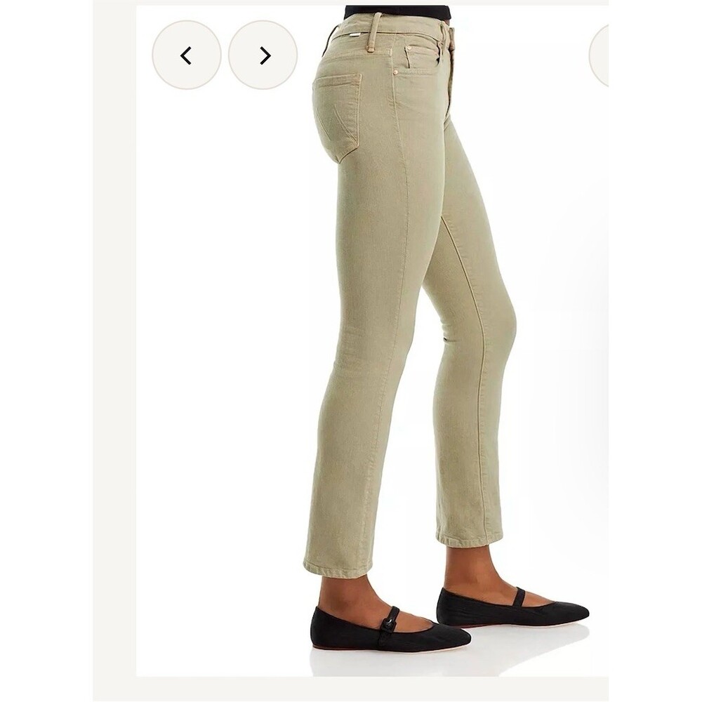 MOTHER The Insider Hover High Rise Straight Jeans Womens color mermaid Size 24 - Picture 6 of 6